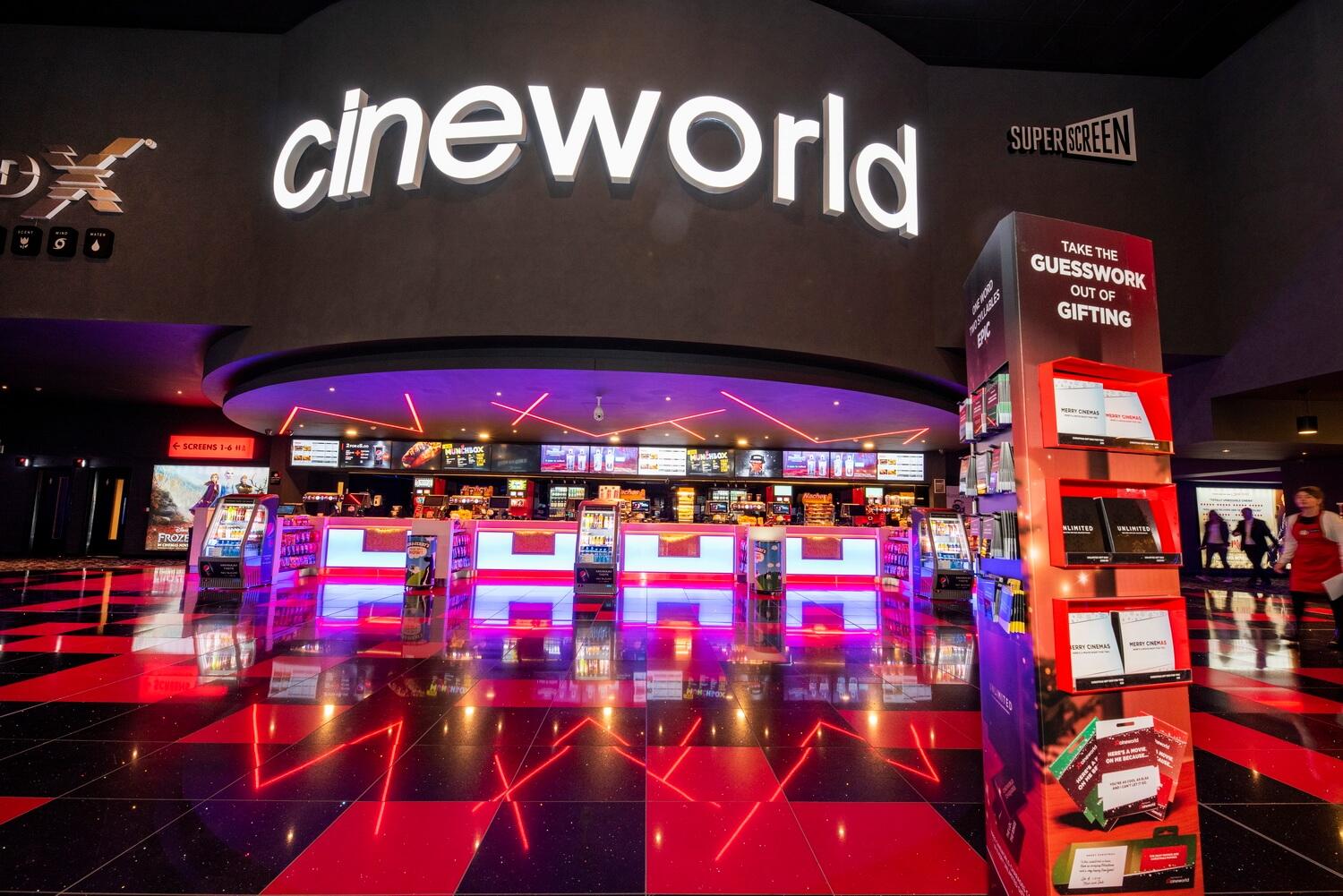 25% Off Tickets at Cineworld with a Tastecard